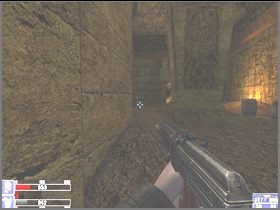 Zabij najemnika, którego zobaczysz po prawej (lewy obrazek) - na szczęście stał będzie tyłem - [18] The way to the mine cz.3 | Hellforces - Hellforces - poradnik do gry