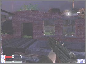 Następnie zniszcz trzecie i ostatnie działko na najbliższej wieży strażniczej (lewy obrazek) - [20] The way to the lab cz.1 | Hellforces - Hellforces - poradnik do gry