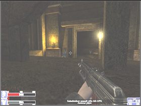 Zanim jednak przejdziesz przez korytarz, wykończ przez okno jednego z najemników - [16] Maya temple cz.1 | Hellforces - Hellforces - poradnik do gry