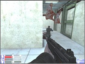 Otwórz drzwi i zabij najemnika (lewy obrazek) - [22] Patio cz.3 | Hellforces - Hellforces - poradnik do gry