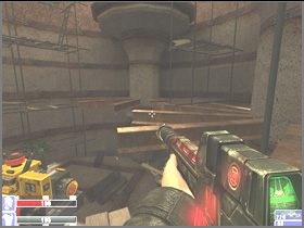 Wskocz na najniższe rusztowanie (lewy obrazek), potem po drabinie dostań się wyżej - [25] Module under construction cz.2 | Hellforces - Hellforces - poradnik do gry