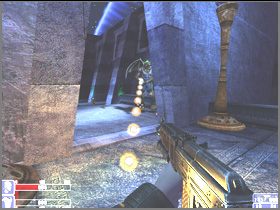 Potem idź do teleportów - wejdź w niebieski (lewy obrazek), a znajdziesz się obok pierwszego placu - [26] In between worlds | Hellforces - Hellforces - poradnik do gry