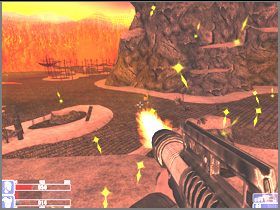 nie przeszkodził ci wskoczyć do łodzi widocznej na lewym obrazku - [27] Hell cz.1 | Hellforces - Hellforces - poradnik do gry