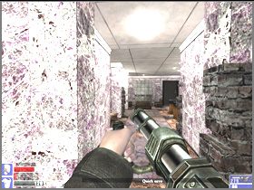 Idź w prawo, w korytarzu będzie demon z pistoletami maszynowymi - [28] Hell Office cz.1 | Hellforces - Hellforces - poradnik do gry