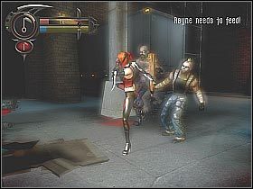 Po zakończonej walce załączy się krótka scenka - [7] Meatpacking District - Alleys and Rooftops cz.3 | BloodRayne 2 - BloodRayne 2 - poradnik do gry