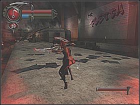 Korzystając z okazji wyeliminuj okolicznych wrogów (screen 1) - [8] Union Station - Abandoned Train Bay cz.1 | BloodRayne 2 - BloodRayne 2 - poradnik do gry