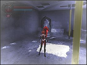 W kolejnych pomieszczeniach wpadniesz na pojedynczych wrogów, z którymi dość szybko powinieneś się rozprawić (screen 1) - [9] Union Station - Shopping Plaza cz.1 | BloodRayne 2 - BloodRayne 2 - poradnik do gry