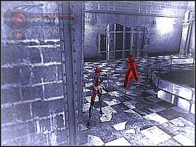 Po zakończonych walkach skieruj się do jedynych możliwych drzwi (screen 1) - [10] Union Station - Club Strages cz.2 | BloodRayne 2 - BloodRayne 2 - poradnik do gry
