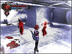 Po zlikwidowaniu WSZYSTKICH oponentów załączy się krótka scenka przerywnikowa (screen 1) - [11] The Sewers - Access Tunnels cz.1 | BloodRayne 2 - BloodRayne 2 - poradnik do gry