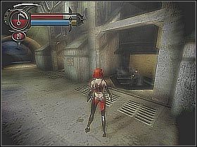 Po chwili na planszy pojawią się wojownicy kamikadze (screen 1) - [11] The Sewers - Access Tunnels cz.5 | BloodRayne 2 - BloodRayne 2 - poradnik do gry