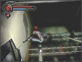 Po kilku sekundach wpadniesz na pierwszych przeciwników - [17] Wetworks - Turbine cz.1 | BloodRayne 2 - BloodRayne 2 - poradnik do gry