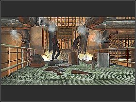 Po odzyskaniu kontroli nad Rayne skorzystaj z jedynego możliwego przejścia - [18] Wetworks - Bone crushers and Furnace cz.2 | BloodRayne 2 - BloodRayne 2 - poradnik do gry