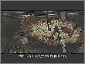 Zauważ, iż znajdujesz się na taśmie, musisz więc zachować pewną dozę ostrożności - [19] Wetworks - Loading Bay cz.2 | BloodRayne 2 - BloodRayne 2 - poradnik do gry