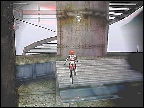 Zauważ, iż gdy tylko Rayne objęta zostanie działaniem chmury jej stan zdrowia zacznie się stopniowo pogarszać - [21] Shroud Tower - Ferril | BloodRayne 2 - BloodRayne 2 - poradnik do gry