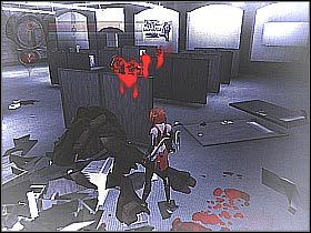 Skieruj się do korytarza, z którego wybiegli przeciwnicy - [25] Kagans Tower - Xerxs Laboratories cz.2 | BloodRayne 2 - BloodRayne 2 - poradnik do gry