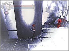 Dotrzesz do kolejnej klatki schodowej - [25] Kagans Tower - Xerxs Laboratories cz.2 | BloodRayne 2 - BloodRayne 2 - poradnik do gry