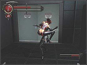 Po zlikwidowaniu bestii otworzą się okoliczne drzwi - [26] Kagans Tower - Llewelyn Corporate cz.1 | BloodRayne 2 - BloodRayne 2 - poradnik do gry