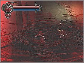 Po dotarciu do nieco większego pomieszczenia biurowego załączy się krótka scenka przerywnikowa (screen 1) - [28] Kagans Tower - Media Center cz.1 | BloodRayne 2 - BloodRayne 2 - poradnik do gry