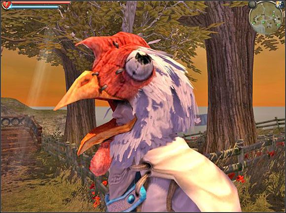 Kto podskoczy bohaterowi z taką aparycją? - Treasure of the Ghost Pirate, Chicken Kicking Competition | Brązowe questy - Fable: Zapomniane Opowieści - poradnik do gry