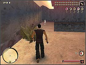 Skieruj się do lewej ściany posiadłości (patrząc od strony wjazdu) - [5] Steal the wheels cz.1 | Total Overdose - Total Overdose: A Gunslingers Tale in Mexico - poradnik do gry