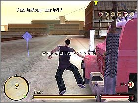 Z odbiciem ciężarówki nie powinieneś mieć już żadnych problemów, szczególnie jeśli wcześniej pozbyłeś się wszystkich wrogów (screen 1) - [6] Get the trucks cz.3 | Total Overdose - Total Overdose: A Gunslingers Tale in Mexico - poradnik do gry