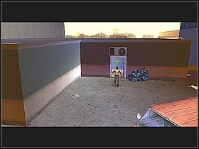 Po dotarciu do podziemnego garażu będziesz sobie musiał poradzić z kolejną grupą przeciwników (screen 1) - [Point Challenge] Lationo Loco | Total Overdose - Total Overdose: A Gunslingers Tale in Mexico - poradnik do gry