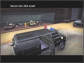 Po odzyskaniu kontroli nad główną postacią dołącz do walk, które mają miejsce w magazynie (screen 1) - [8] The Ambush cz.1 | Total Overdose - Total Overdose: A Gunslingers Tale in Mexico - poradnik do gry