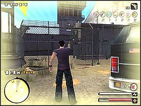 Po zlikwidowaniu wszystkich wrogów pozbieraj leżące w okolicy giwery, a następnie skieruj się do niewielkiej drabiny (screen 1) - [8] The Ambush cz.3 | Total Overdose - Total Overdose: A Gunslingers Tale in Mexico - poradnik do gry