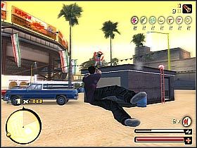 Jeśli chcesz możesz wejść na budkę (drabina jest z boku) i skorzystać ze wspomnianego CKM-u (screen 1), dzięki czemu niemalże bezstresowo pozbędziesz się wszystkich okolicznych wrogów - [11] Kill The Bull cz.1 | Total Overdose - Total Overdose: A Gunslingers Tale in Mexico - poradnik do gry