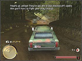 Pozostałe maszyny najlepiej byłoby rozwalić przy użyciu granatnika (screen 1), tyczy się to również grup przeciwników, które mogą spróbować Cię w tym momencie zaatakować - [16] Escape The Jungle cz.1 | Total Overdose - Total Overdose: A Gunslingers Tale in Mexico - poradnik do gry