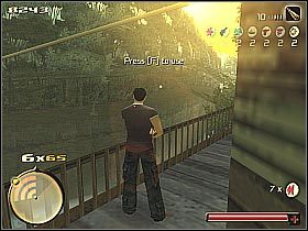 Zwróć uwagę na znajdującą się na moście ikonę (screen 1), którą powinieneś oczywiście spróbować podnieść - [16] Escape The Jungle cz.2 | Total Overdose - Total Overdose: A Gunslingers Tale in Mexico - poradnik do gry