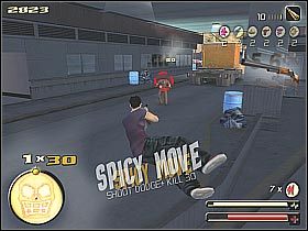 Kolejnych przeciwników spotkasz już przy amerykańskiej stronie granicy (screen 1) - [17] Overdosed cz.1 | Total Overdose - Total Overdose: A Gunslingers Tale in Mexico - poradnik do gry