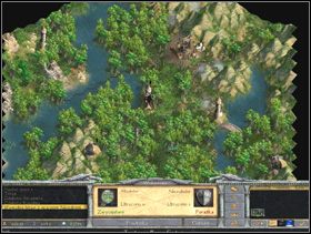 Zaczynamy posiadając niewielką grupę jednostek i naszego maga - Misja 7 - Meandor, Dżungla Umbura | Kampania | Age of Wonders Magia Cienia - Age of Wonders: Magia Cienia - poradnik do gry