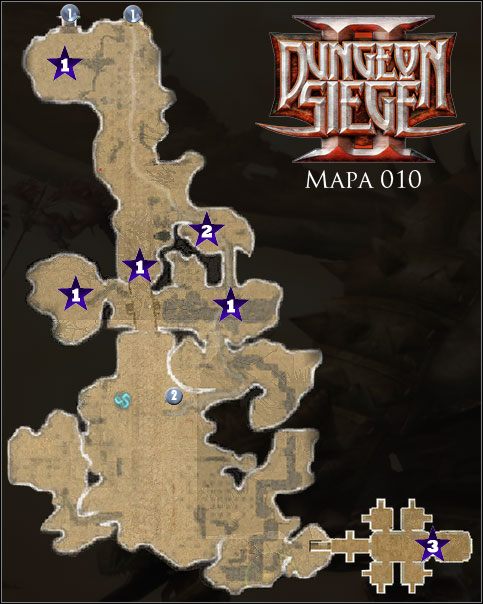 Pustynia Azunitów; Zniszczona krypta - 010 Pustynia Azunitów | Mapy | Dungeon Siege II - Dungeon Siege II - poradnik do gry