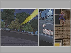 Musisz się śpieszyć, szczególnie jeśli w momencie załączenia scenki przerywnikowej od bossa dzieliła Cię spora odległość - [Opis przejścia] Misja 7 - The Beetle cz.2 | Ultimate Spider-Man - Ultimate Spider-Man - poradnik do gry