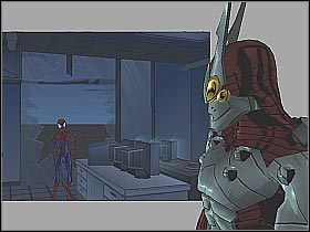 Podążaj w dalszym ciągu za bossem - [Opis przejścia] Misja 7 - The Beetle cz.3 | Ultimate Spider-Man - Ultimate Spider-Man - poradnik do gry