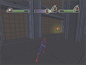 The Beetle może spróbować naładować się w zbliżony sposób do Electro, z którym walczyłeś w poprzedniej misji (screen 1) - [Opis przejścia] Misja 7 - The Beetle cz.3 | Ultimate Spider-Man - Ultimate Spider-Man - poradnik do gry