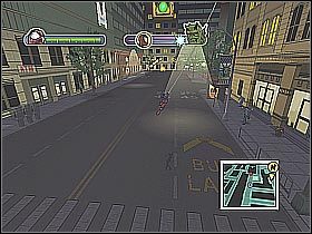 Po kilku chwilach załączy się filmik przerywnikowy (screen 1) - [Opis przejścia] Misja 9 - Green Goblin cz.2 | Ultimate Spider-Man - Ultimate Spider-Man - poradnik do gry