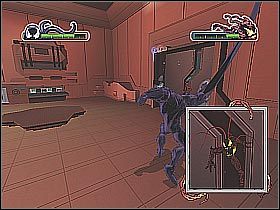 Podejdź do drzwi i spróbuj je otworzyć (screen 1) - [Opis przejścia] Misja 13 - Carnage cz.1 | Ultimate Spider-Man - Ultimate Spider-Man - poradnik do gry