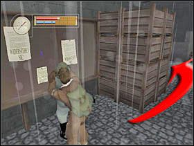 Dusimy go, podciągamy do skrzynek, czekamy, aż minie nas cywil i biegniemy za strzałką. - [Solucja] GERMAN TOWN cz.2 - II Wojna Światowa: Pilot Down - Na Tyłach Wroga - poradnik do gry