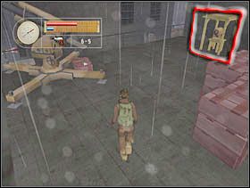 Podbiegamy do syreny alarmowej i używamy korbki. - [Solucja] GERMAN TOWN cz.5 - II Wojna Światowa: Pilot Down - Na Tyłach Wroga - poradnik do gry