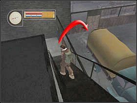 Dobiegamy do końca pomostu, zbiegamy po schodach i ładujemy się do ciężarówki (