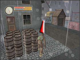 Podchodzimy do ciężarówki... - [Solucja] GERMAN TOWN cz.1 - II Wojna Światowa: Pilot Down - Na Tyłach Wroga - poradnik do gry