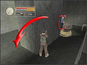 ...my jednak zatrzymujemy się po innej stronie filaru i gdy on go obejdzie... - [Solucja] DOCKYARD cz.4 - II Wojna Światowa: Pilot Down - Na Tyłach Wroga - poradnik do gry