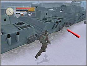 Zbieramy sekret znajdujący się pomiędzy drugim, a trzecim czołgiem. Następnie biegniemy przed czołgi. - [Solucja] SIEGFRIED FOREST cz.4 - II Wojna Światowa: Pilot Down - Na Tyłach Wroga - poradnik do gry
