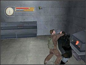 W środku likwidujemy Niemca (stoi tyłem do drzwi), zabieramy apteczkę i ogrzewamy się przy kominku. - [Solucja] SIEGFRIED LINE cz.1 - II Wojna Światowa: Pilot Down - Na Tyłach Wroga - poradnik do gry