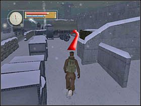 Biegniemy dalej, obiegamy następną ciężarówkę i przyczajamy się przy skrzyniach tuż za nią. - [Solucja] SIEGFRIED LINE cz.2 - II Wojna Światowa: Pilot Down - Na Tyłach Wroga - poradnik do gry