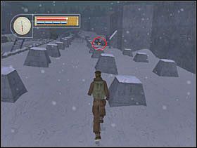 Biegniemy do końca tego pola z kamiennymi przeszkodami i zabieramy sekret. Wracamy do budynku z kominkiem i łóżkami. - [Solucja] SIEGFRIED LINE cz.2 - II Wojna Światowa: Pilot Down - Na Tyłach Wroga - poradnik do gry