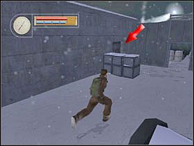 Wbiegamy do domku, ogrzewamy się i wybiegamy drugimi drzwiami. Znowu biegniemy w stronę drucianej bramki, tym razem jednak wchodzimy do budynku obok. - [Solucja] SIEGFRIED LINE cz.5 - II Wojna Światowa: Pilot Down - Na Tyłach Wroga - poradnik do gry