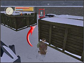 Podchodzimy do większych skrzyń, czekamy aż sierżant będzie szedł w prawą stronę (wg screenu). I obchodzimy skrzynie łukiem. - [Solucja] SIEGFRIED LINE cz.5 - II Wojna Światowa: Pilot Down - Na Tyłach Wroga - poradnik do gry